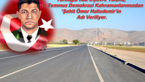 ÖMER HALİS DEMİR'İN İSMİ TÜRKOĞLU'NDA YAŞATILACAK..