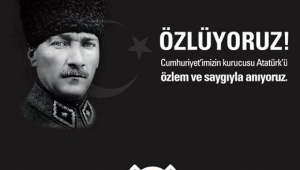 BÜYÜK ÖNDER ATATÜRK, SANKO PARK’TA DA ANILDI..