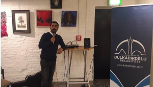 DULKADİROĞLU'NDAN ALMANYA'DAKİ SERGİYE DESTEK..