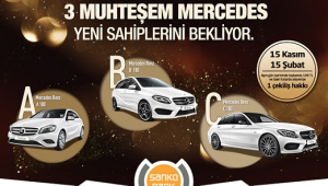 SANKO PARK’TAN ÜÇ ZİYARETÇİSİNE MERCEDES..