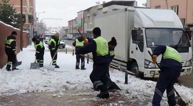 AKOM VATANDAŞLARI KAR YAĞIŞI İÇİN UYARDI..