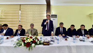 BAŞKAN ERKOÇ MUHTARLARLA BİRARAYA GELDİ..