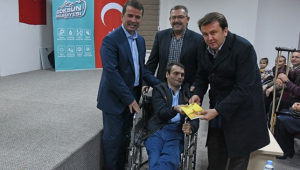 Engelli Gencin Hayalini, Başkan Aydın Gerçekleştirdi..