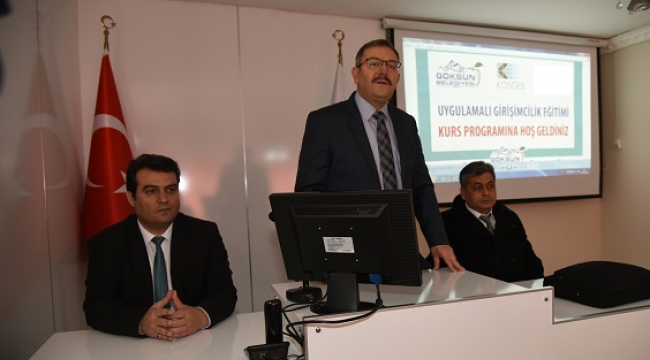 Göksun'da Girişimcilik Kursu Açıldı..