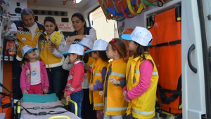 Minik 112’ler “Yaşama Yol Ver” Dedi..