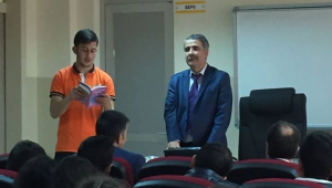 PAZARCIK LİSELERİNDE ÖĞRENCİ VE YAZAR BULUŞMASI..