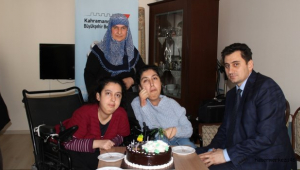 BÜYÜKŞEHİR’DEN ENGELLİ KARDEŞLERE DOĞUM GÜNÜ SÜRPRİZİ..