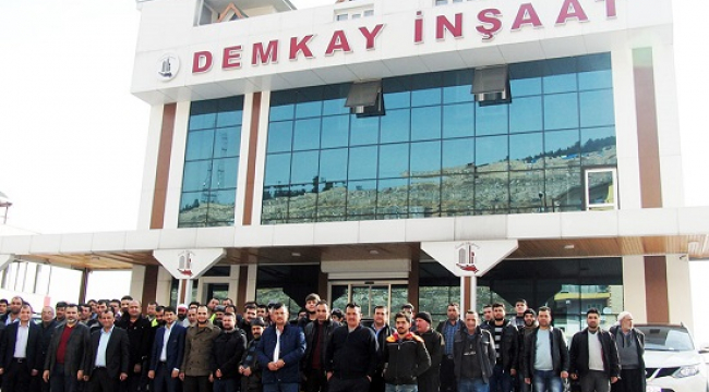 DEMKAY İNŞAAT MORAL DEPOLADI..