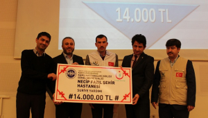 Necip Fazıl Şehir Hastanesi’nden 14 bin TL yardım..