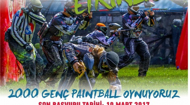 BÜYÜKŞEHİR’DEN GENÇLERE PAİNTBALL ETKİNLİĞİ..