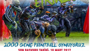 BÜYÜKŞEHİR’DEN GENÇLERE PAİNTBALL ETKİNLİĞİ..