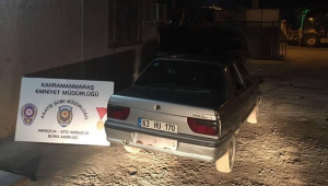 ÇALINTI ARAÇ KONTROLE TAKILDI..