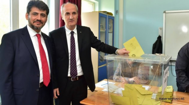 BAŞKAN NECATİ OKAY SEÇMENİNE TEŞEKKÜR ETTİ..