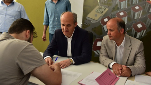 DULKADİROĞLU'NUN YENİ KENT PROJESİNE YOĞUN İLGİ..