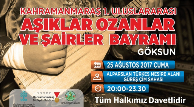 BÜYÜKŞEHİR’DEN ULUSLARARASI AŞIKLAR BAYRAMI..