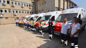 BEŞ YENİ AMBULANSIMIZ DAHA OLDU...