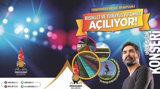 BİSİKLET VE YÜRÜYÜŞ YOLU AÇILIYOR...