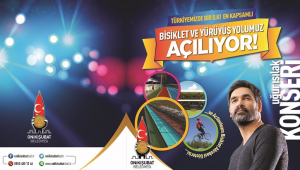 BİSİKLET VE YÜRÜYÜŞ YOLU AÇILIYOR...