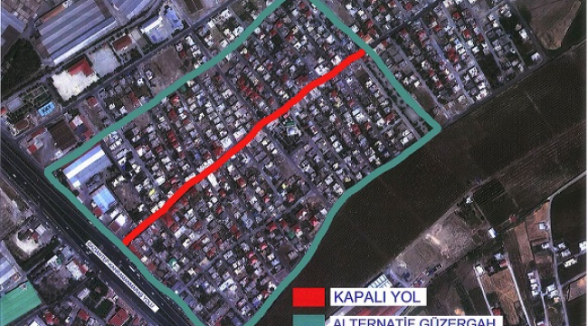 KARAZİYARET MAHALLESİNDE YOL KAPAMA..