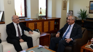 Türk Ocakları Genel Başkanı Prof. Dr. Mehmet Öz, Rektör Deveci'yi Ziyaret Etti..