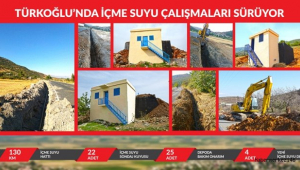 TÜRKOĞLU’NDA İÇME SUYU ÇALIŞMALARI SÜRÜYOR..
