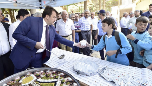 AŞURE DAĞITIMI PAZARCIK’TAN BAŞLADI...
