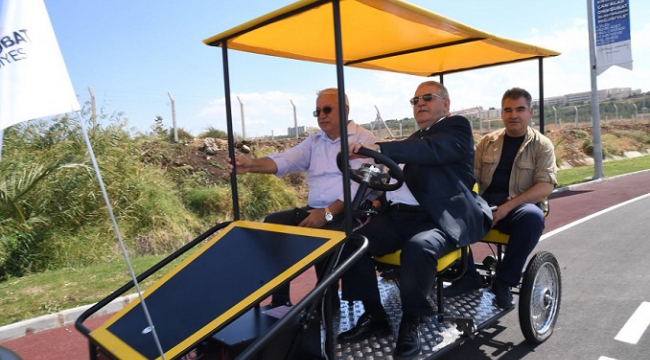 BİSİKLETLE TUR ATTILAR...