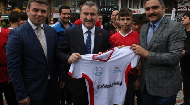 ÇAY ŞEKER KARDEŞLİĞİ PROJESİ BAŞLADI..