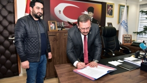 GÖKSUN BELEDİYESİ HİZMET BİNASI’NIN TEMELİNİ ATIYOR