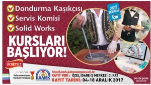 BÜYÜKŞEHİR KAŞIKÇI YETİŞTİRECEK...