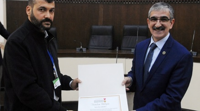 ŞÖFORLERE SERTİFİKALARI VERİLDİ..