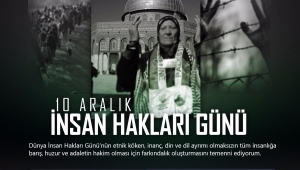 TÜRKİYE İNSAN ONURUNUN KORUNMASI İÇİN MÜCADELEYE DEVAM EDECEK...