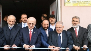 MECLİS BAŞKANI İSMAİL KAHRAMAN KONUKEVİ AÇTI...