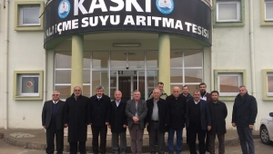MUHTARLARDAN AYVALI ARITMA TESİSİNE GEZİ..