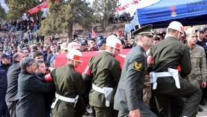 ŞEHİDİMİZİ UĞURLADIK..