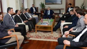 AK PARTİ TEŞKİLATINDAN REKTÖR CAN’A ZİYARET