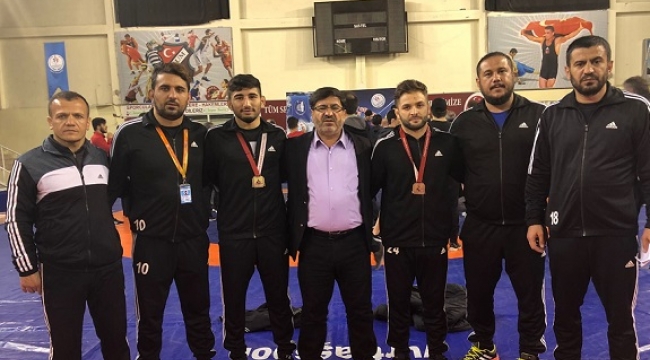 BÜYÜKŞEHİR GÜREŞ TAKIMI TÜRKİYE ŞAMPİYONU..