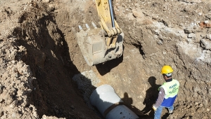 HAL KAVŞAĞINDA ALTYAPI ÇALIŞMALARI 20 GÜNDE TAMAMLANDI
