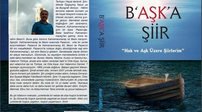 AHMET SANDAL YENİ KİTABINDA “BAŞKA ŞİİR” DEDİ..