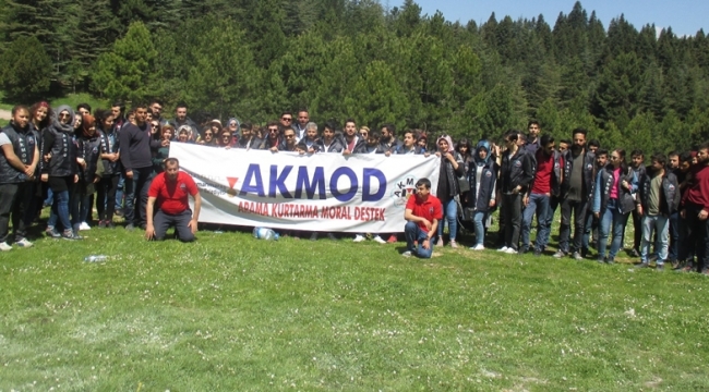 AKMOD GÖNÜLLÜLERİ KAMP YAPTI