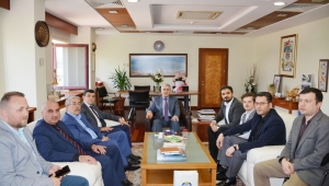 İŞÇİ SENDİKALARINDAN REKTÖR CAN’A ‘HAYIRLI OLSUN’ ZİYARETİ