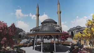 PAZARCIK YENİ CAMİSİNE KAVUŞUYOR