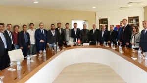 REKTÖR’E ZİYARETLER DEVAM EDİYOR