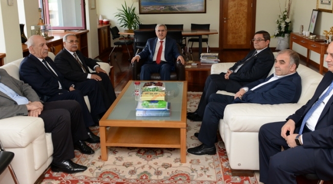 TİCARET BORSASI’NDAN REKTÖR’E ZİYARET