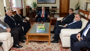 TİCARET BORSASI’NDAN REKTÖR’E ZİYARET