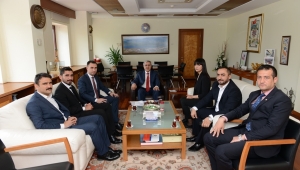 ÜLKÜ OCAKLARINDAN REKTÖR CAN’A ‘HAYIRLI OLSUN’ ZİYARETİ