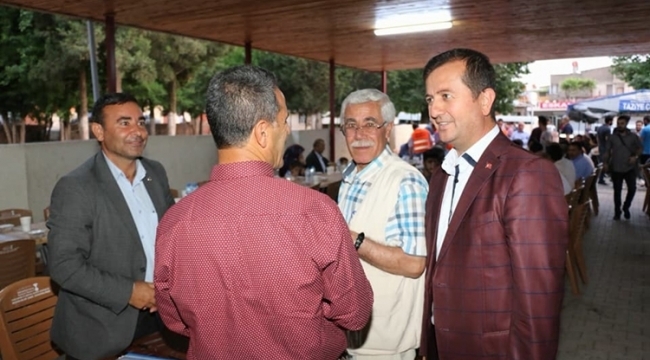 BAŞKAN BOZDAĞ MUHTARLARLA İFTARDA BULUŞTU..