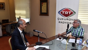 BAŞKAN OKAY TRT ÇUKUROVA’NIN KONUĞU OLDU..