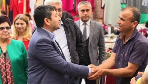 MHP ADAY ADAYI ÖZKAN'DAN ESNAF ZİYARETİ