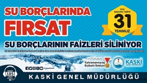 SU BORÇLARINA YAPILANDIRMA FIRSATI..